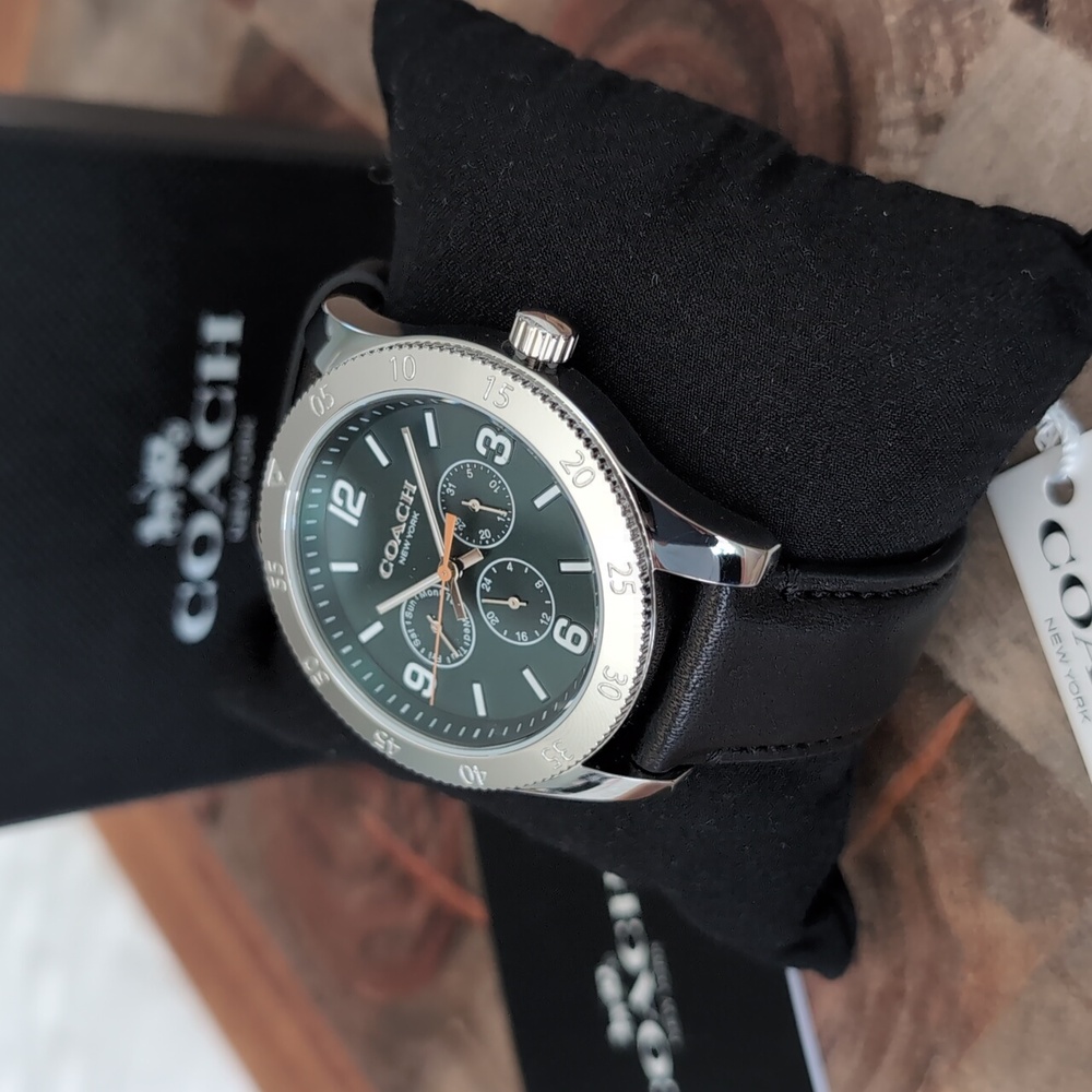 Coach Casey 42mm Quartz Movement Water Resistant Mens Watch New in Box ❤